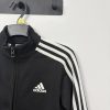 Adidas Fekete fiú fitnesz pulóver (122)