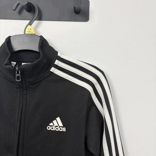 Adidas Fekete fiú fitnesz pulóver (122)