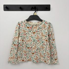 Tu Erdei mintás lány hosszú ujjú felső (98-104)