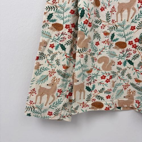 Tu Erdei mintás lány hosszú ujjú felső (98-104)