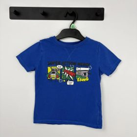 F&F Kék mintás póló (98)