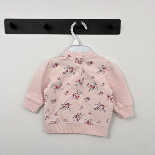 Baby Club Rózsaszín mintás pulóver (62)