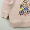 Baby Club Rózsaszín mintás pulóver (62)